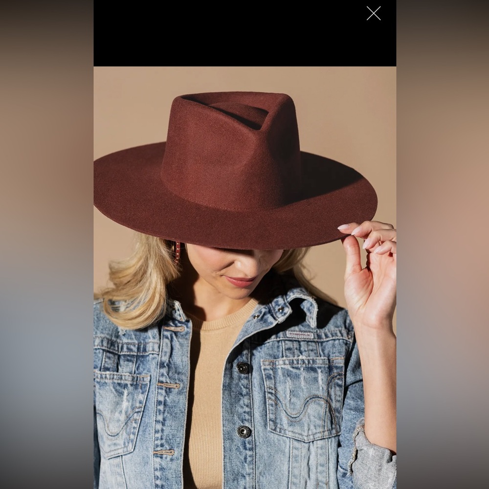 💯 Australian wool Tear drop Fedoras